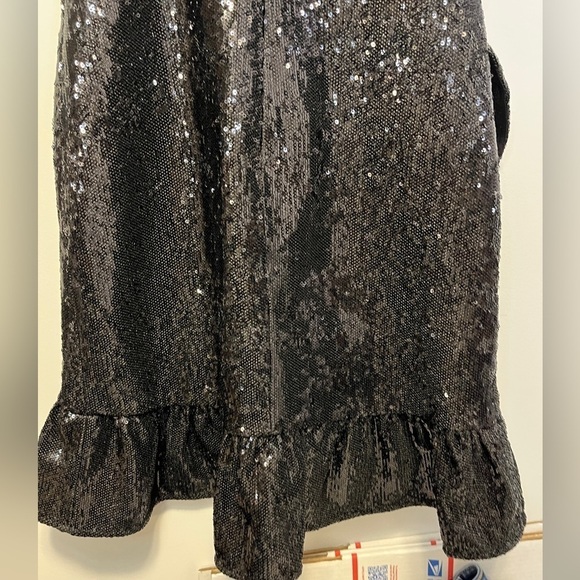Likely Lilia Sequined Ruffle Cocktail Dress 6 - Picture 13 of 16